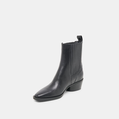 Faint H2O Waterproof Black Leather Booties Dolce Vita