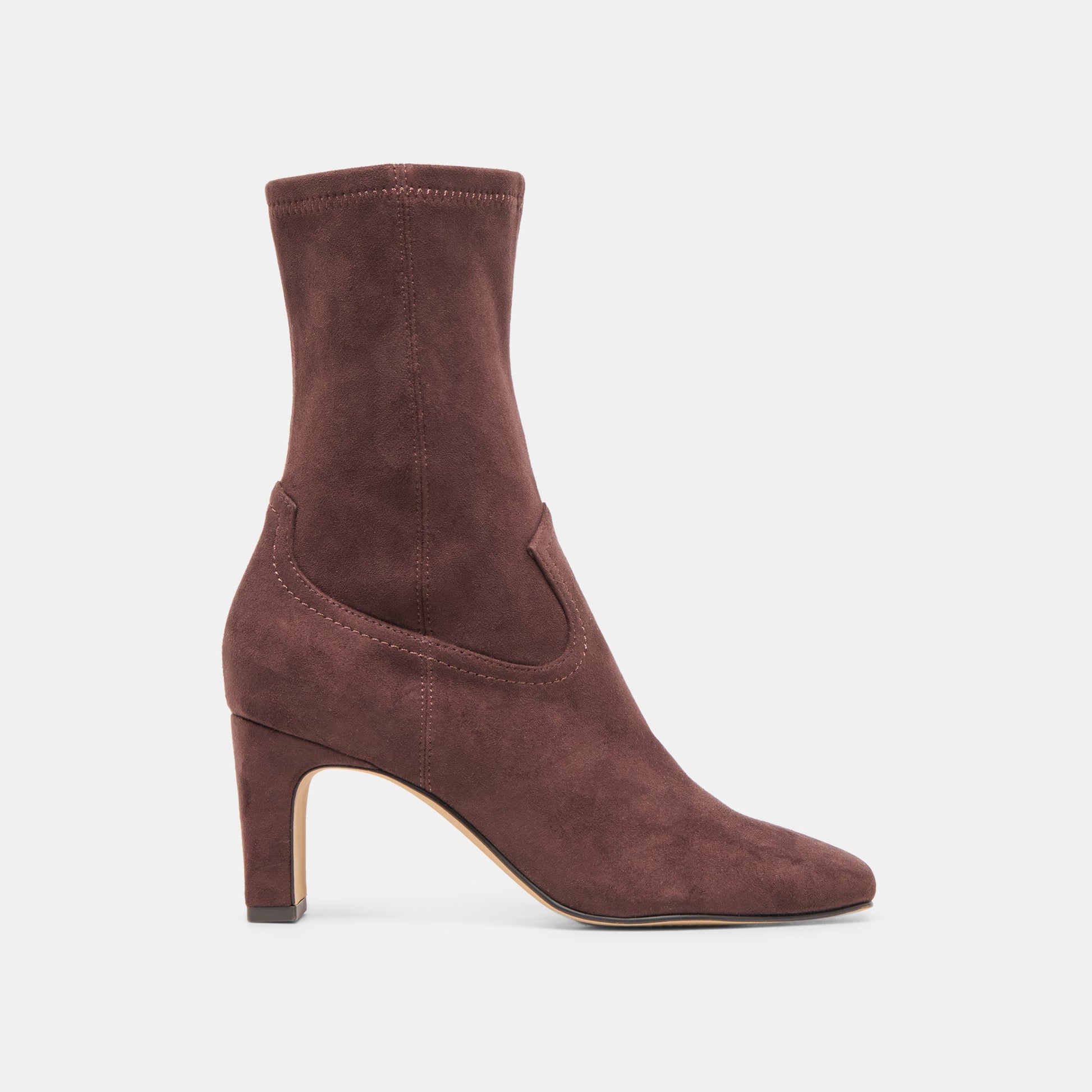 Roan Mahogany Stella Suede Boots Dolce Vita