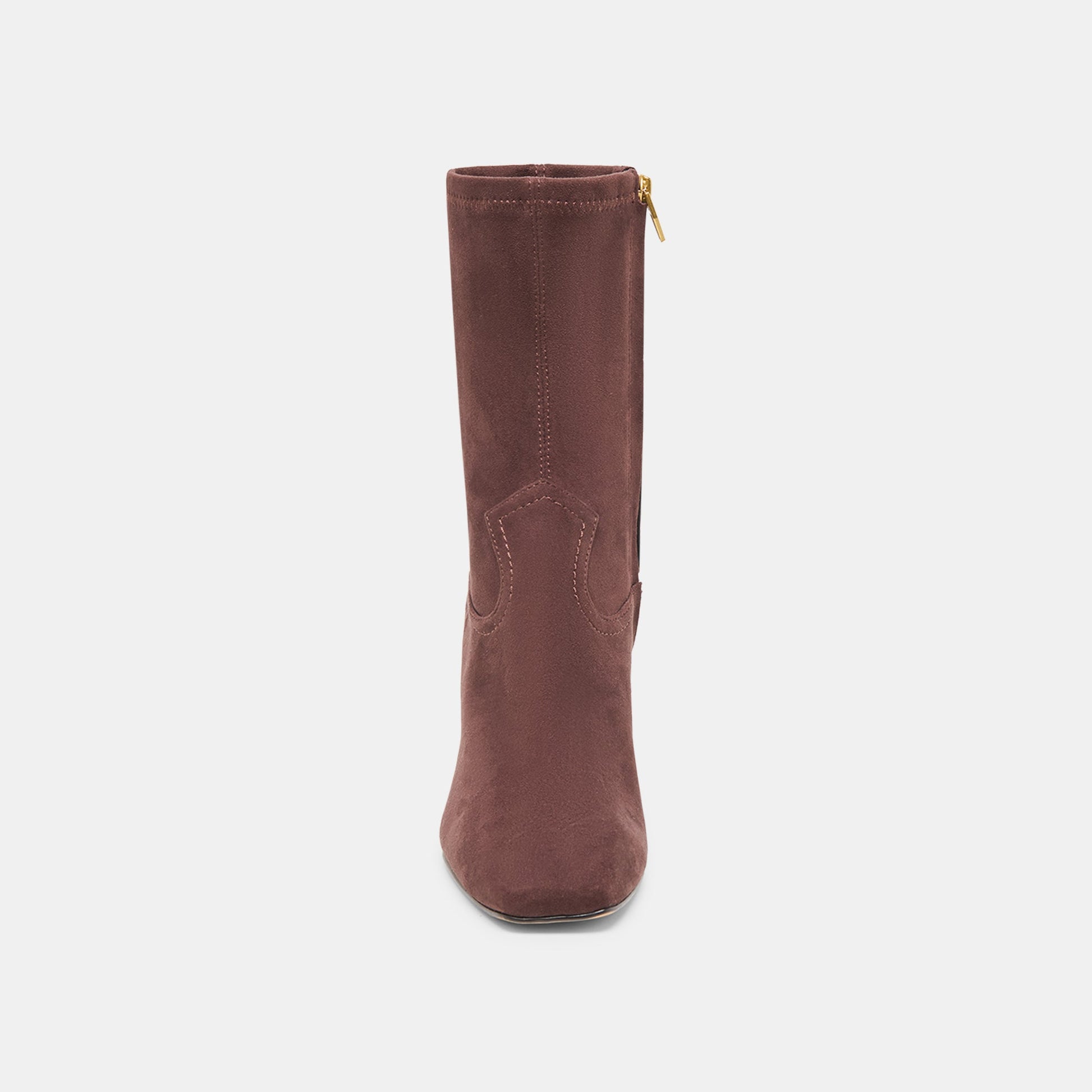 Roan Mahogany Stella Suede Boots Dolce Vita