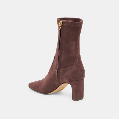 Roan Mahogany Stella Suede Boots Dolce Vita