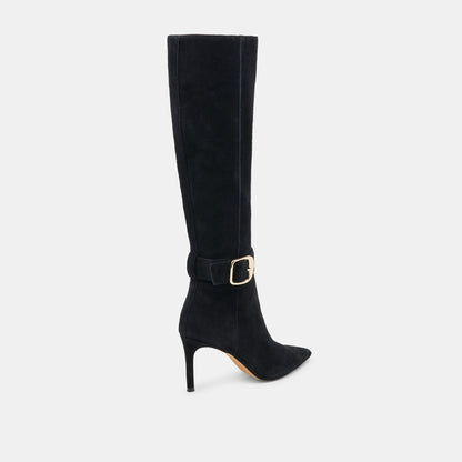 KINZY BOOTS ONYX SUEDE Dolce Vita