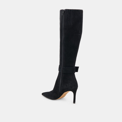 KINZY BOOTS ONYX SUEDE Dolce Vita