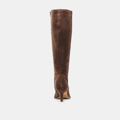 Aldy Dk Brown Suede Boots Dolce Vita