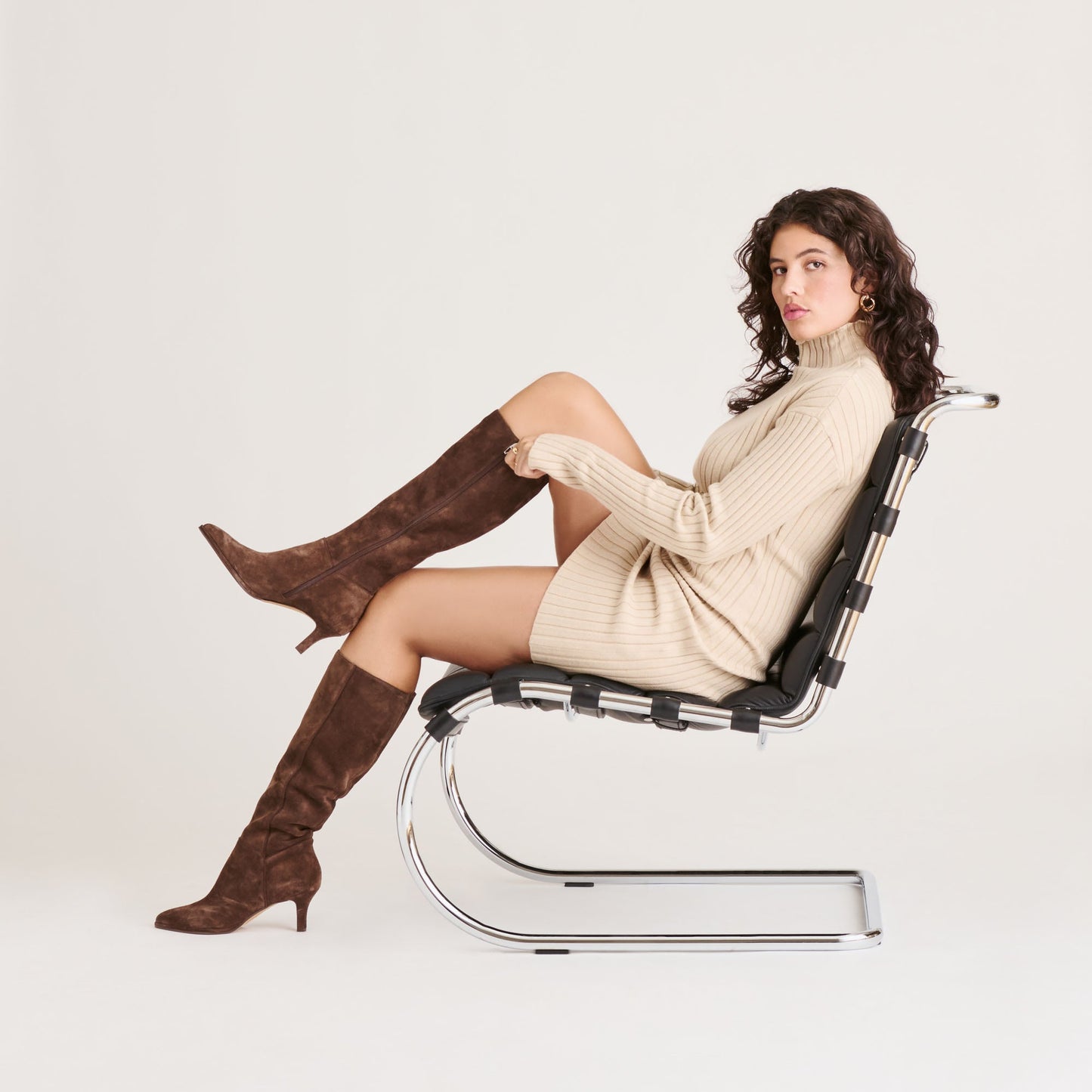 Aldy Dk Brown Suede Boots Dolce Vita