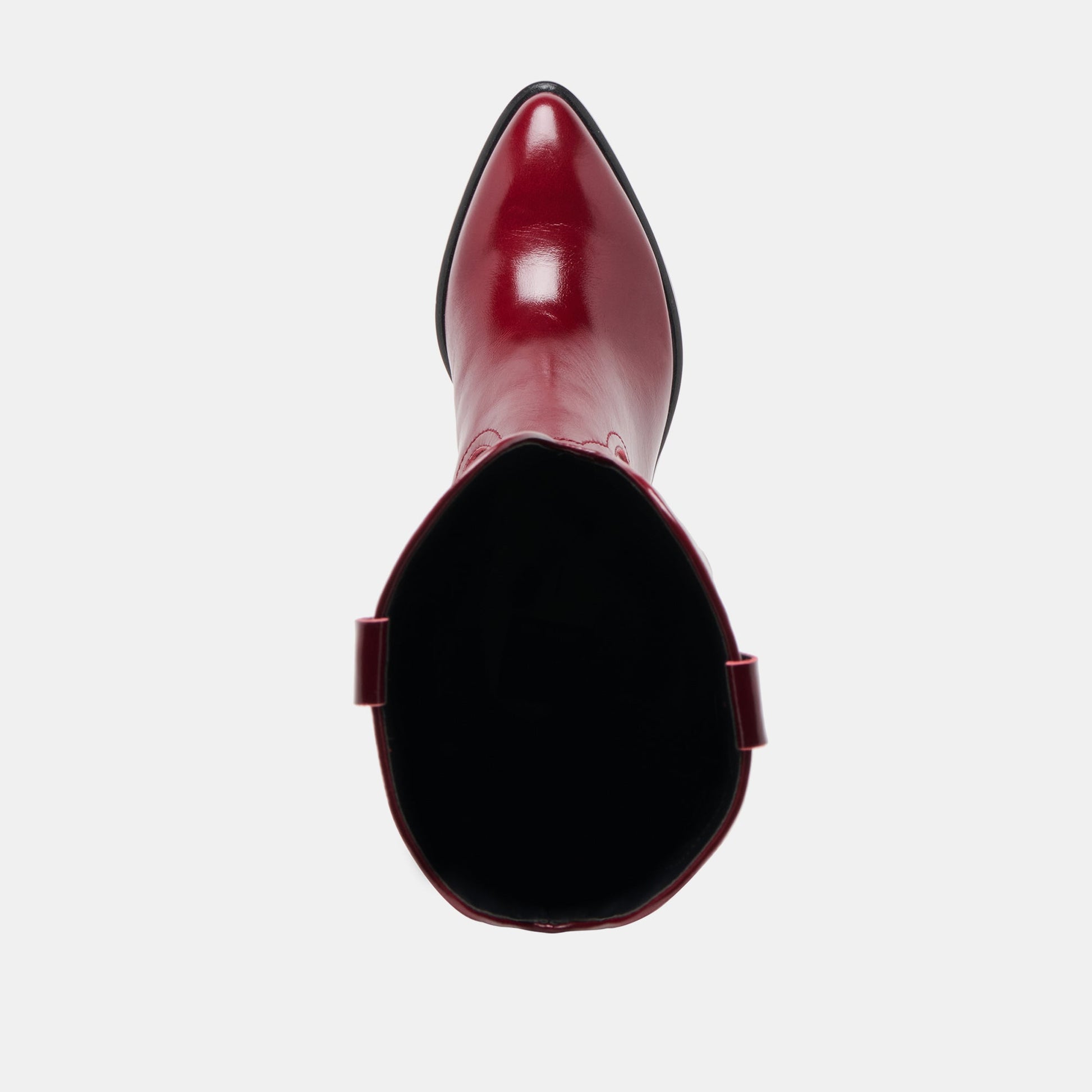 Mirla Oxblood Leather Boots Dolce Vita