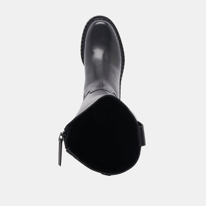 Glory H2O Waterproof Black Leather Wide Calf Boots Dolce Vita