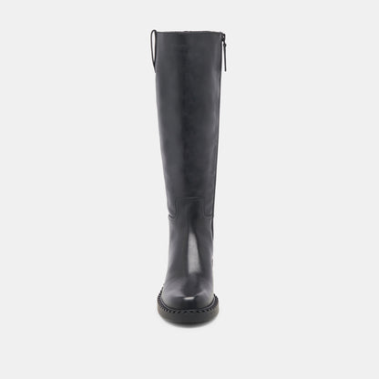 Glory H2O Waterproof Black Leather Wide Calf Boots Dolce Vita