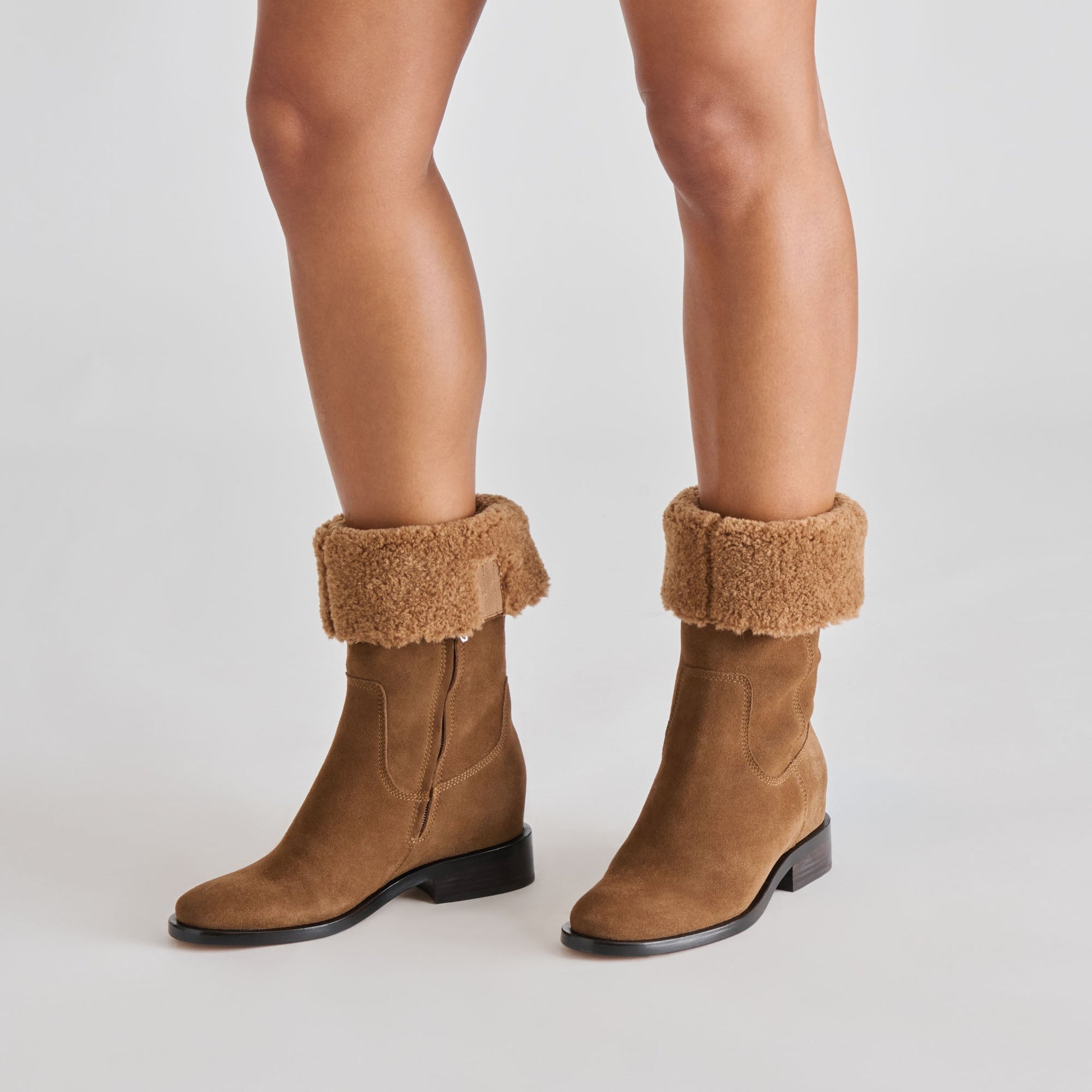 Kedra H2O Chestnut Suede Boots Dolce Vita
