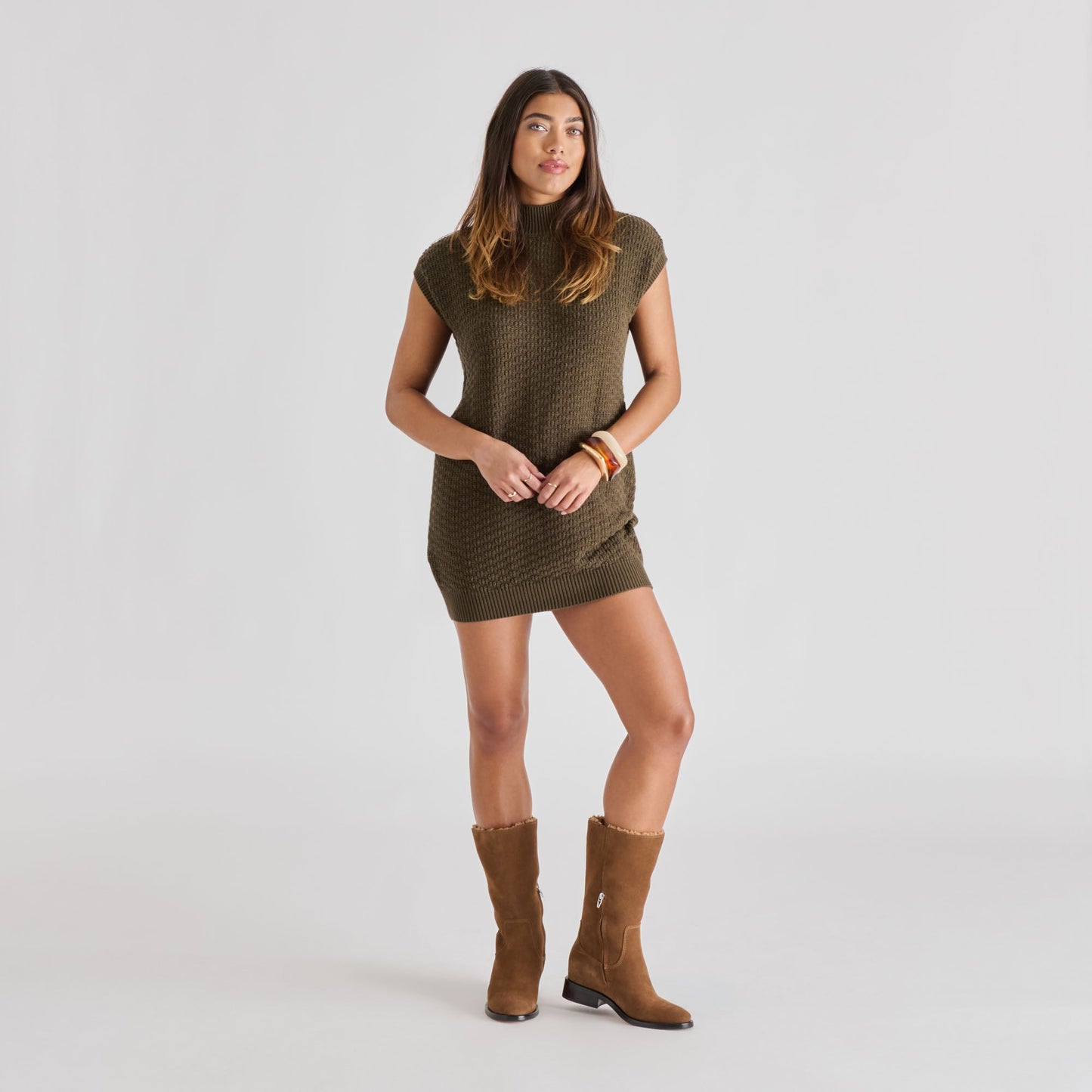 Kedra H2O Chestnut Suede Boots Dolce Vita