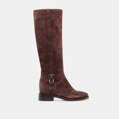 Kilian H2O Waterproof Mahogany Suede Boots Dolce Vita