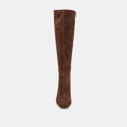 GYRA BOOTS DK BROWN SUEDE Dolce Vita