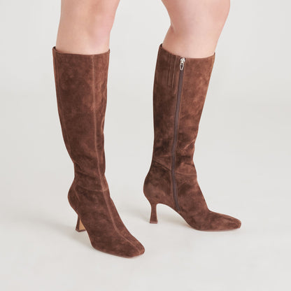 GYRA BOOTS DK BROWN SUEDE Dolce Vita