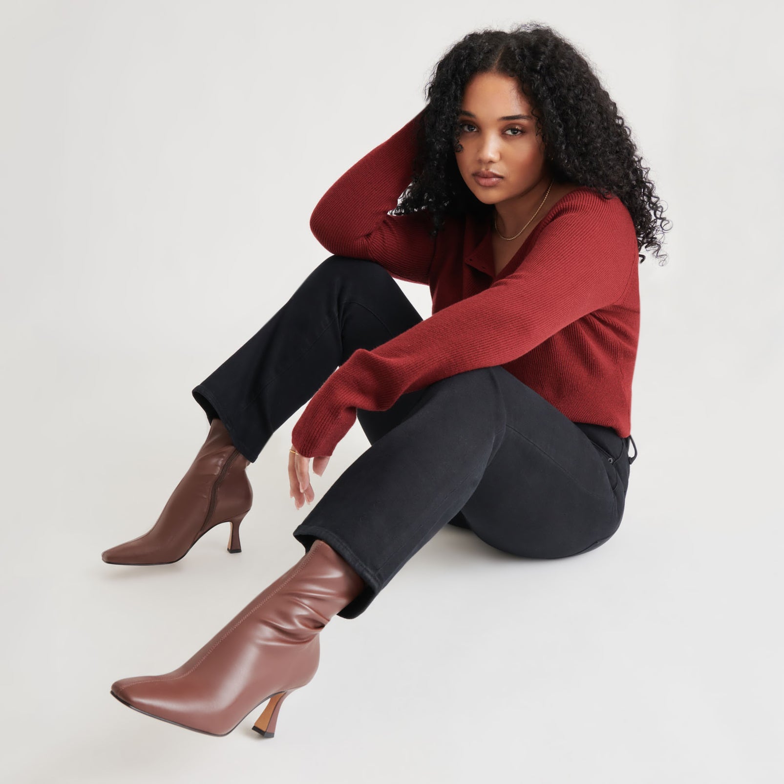 GLAMOR BOOTS CHOCOLATE STELLA Dolce Vita