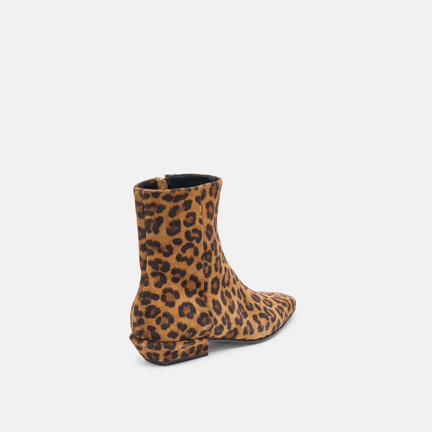 Joanie Leopard Printed Suede Booties Dolce Vita