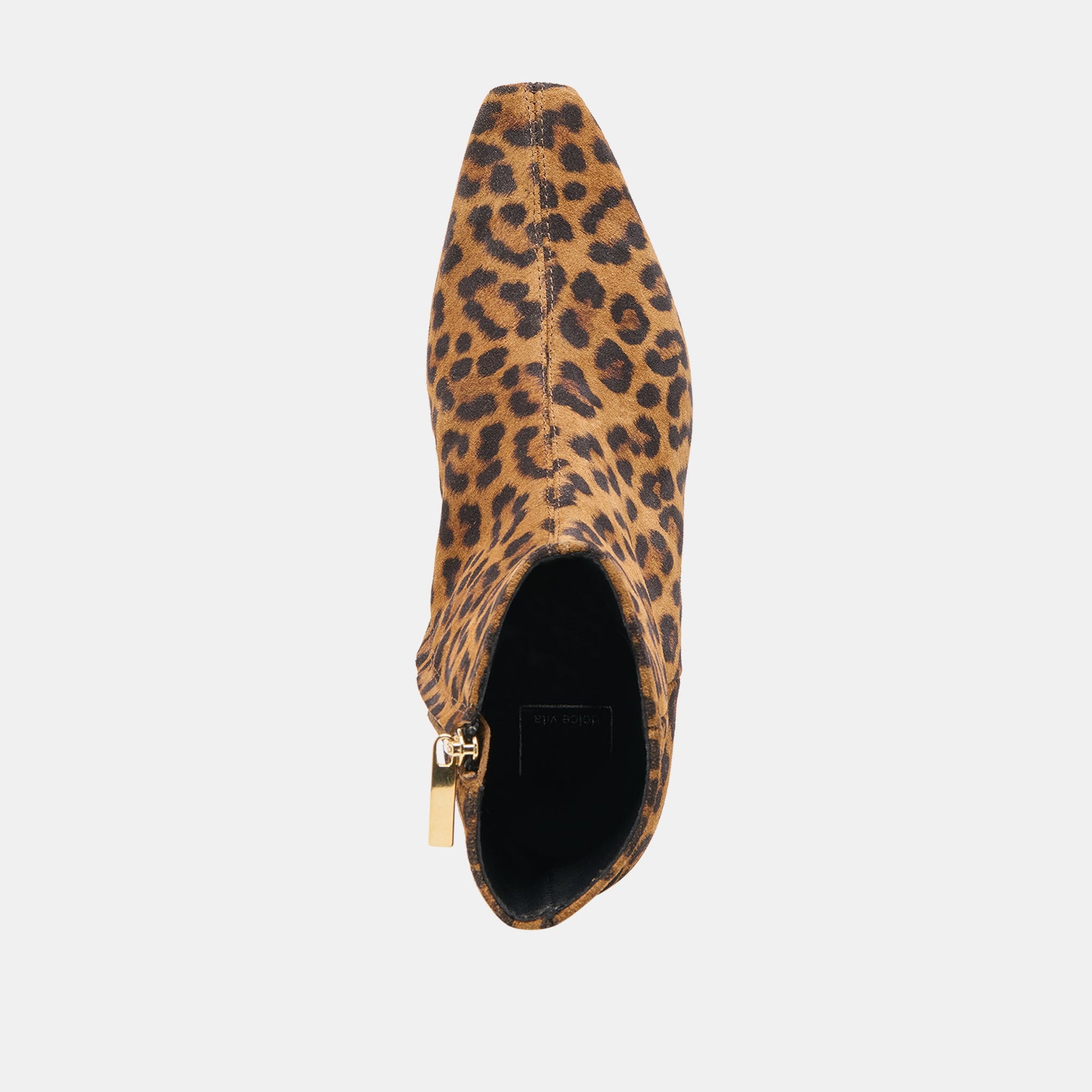 Joanie Leopard Printed Suede Booties Dolce Vita
