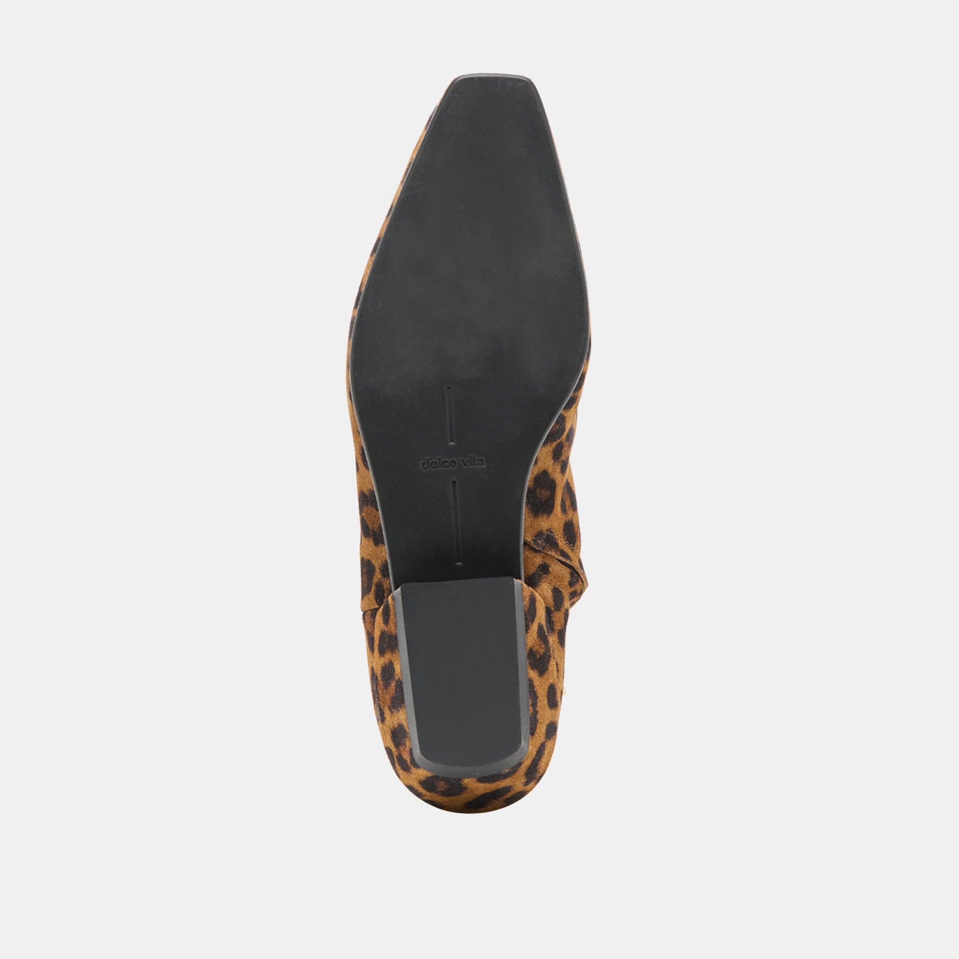 Joanie Leopard Printed Suede Booties Dolce Vita