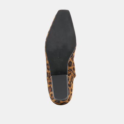 Joanie Leopard Printed Suede Booties Dolce Vita
