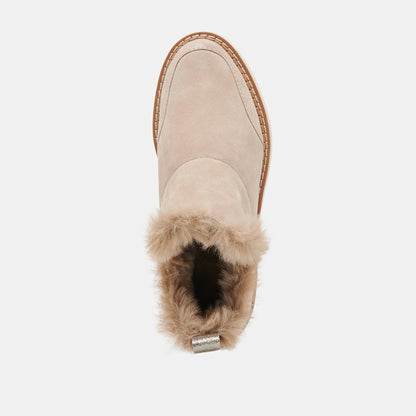 ARDY PLUSH H2O BOOTIES TAUPE SUEDE Dolce Vita