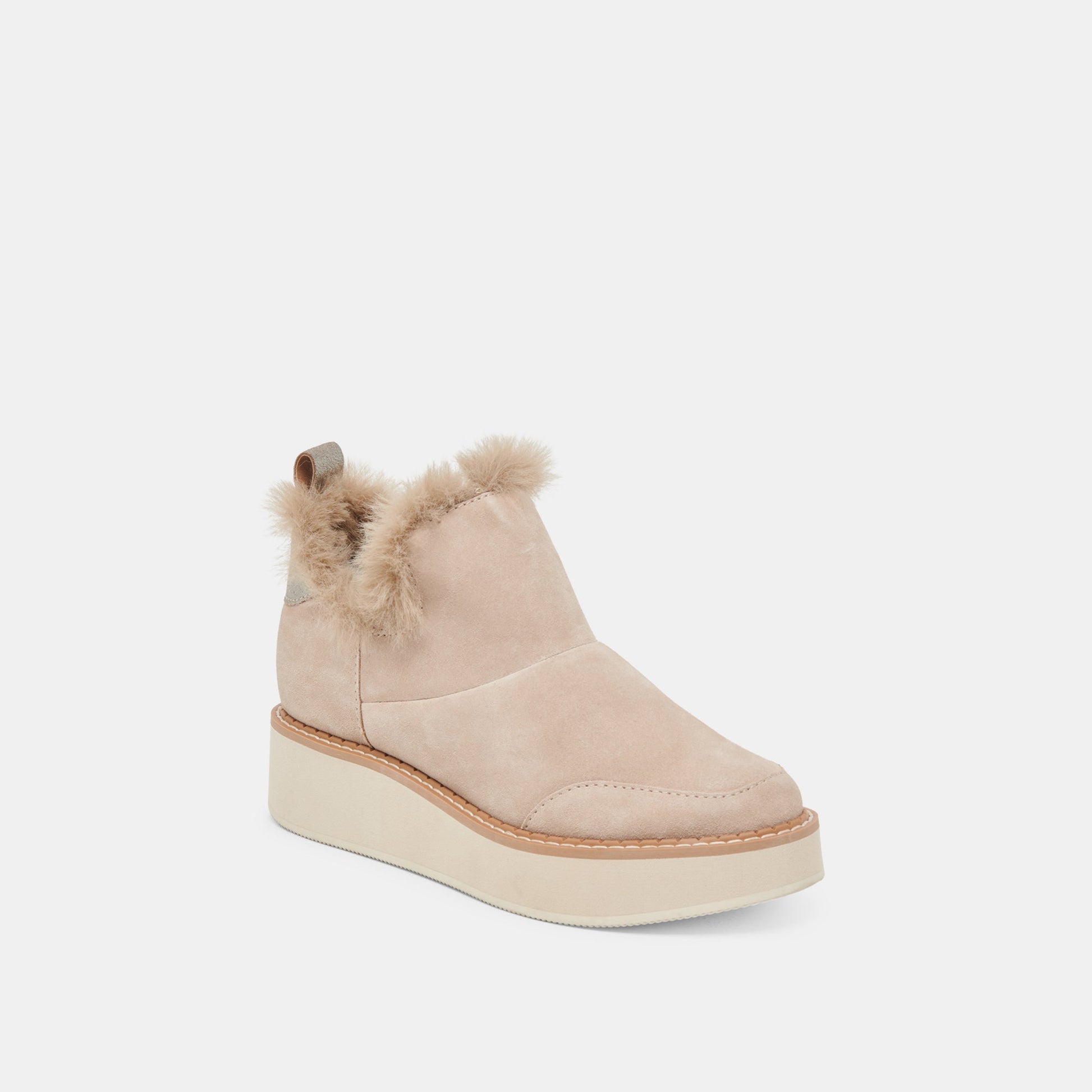 ARDY PLUSH H2O BOOTIES TAUPE SUEDE Dolce Vita