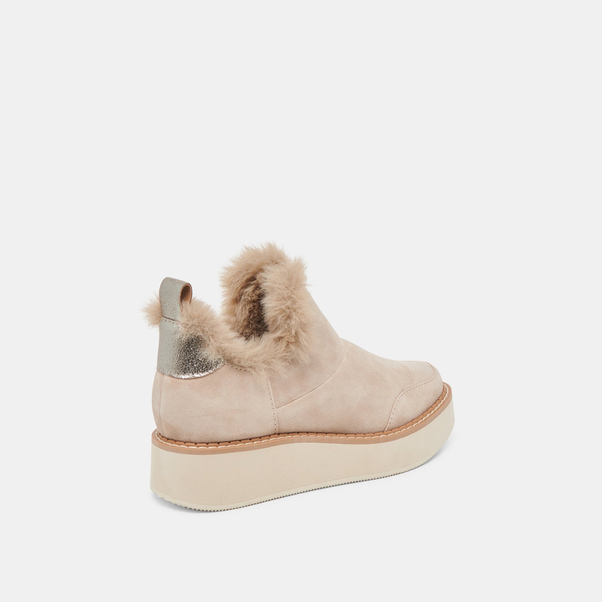 ARDY PLUSH H2O BOOTIES TAUPE SUEDE Dolce Vita