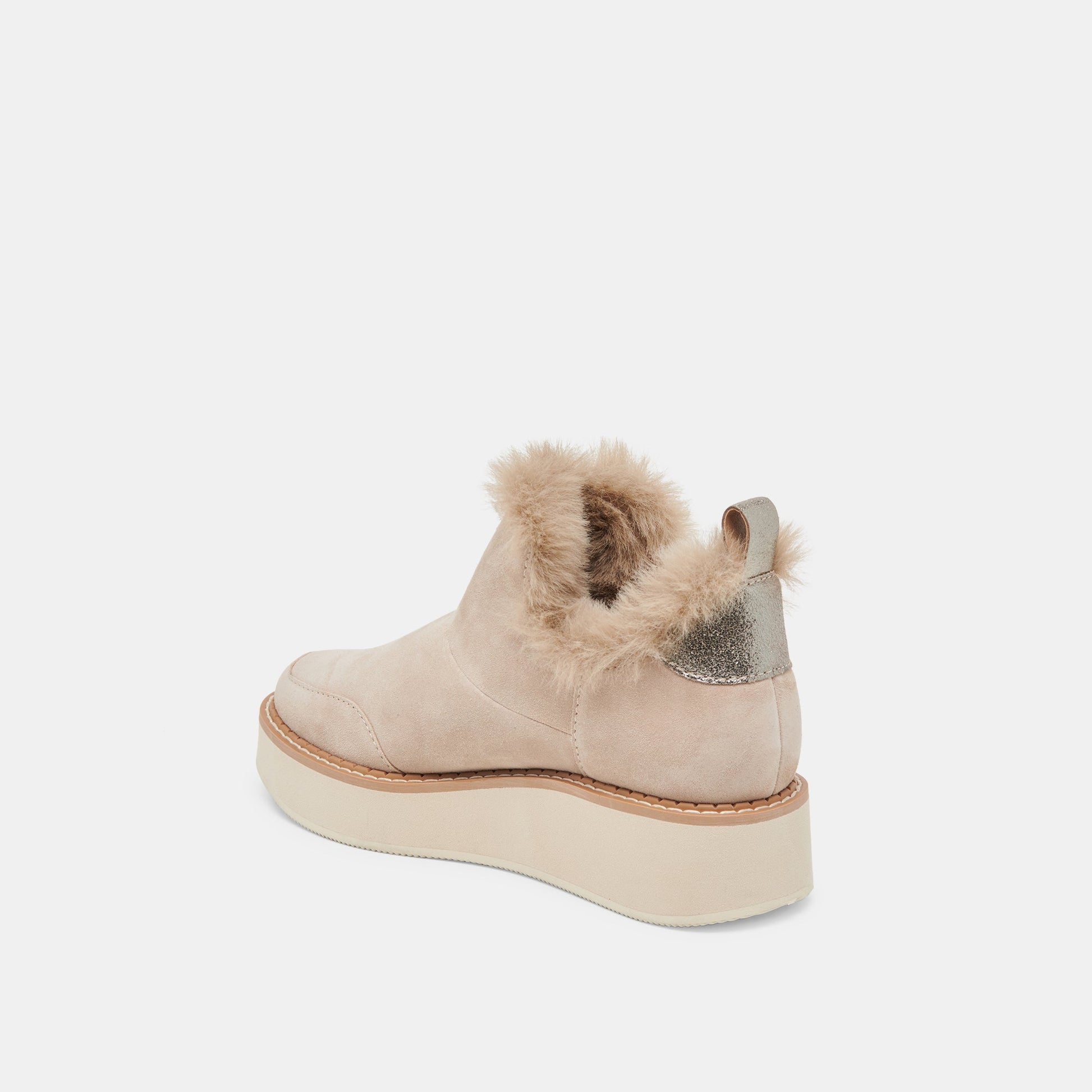 ARDY PLUSH H2O BOOTIES TAUPE SUEDE Dolce Vita