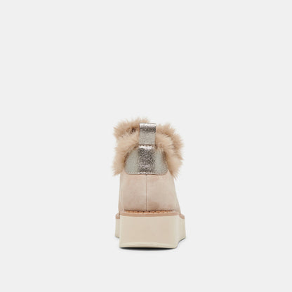 ARDY PLUSH H2O BOOTIES TAUPE SUEDE Dolce Vita