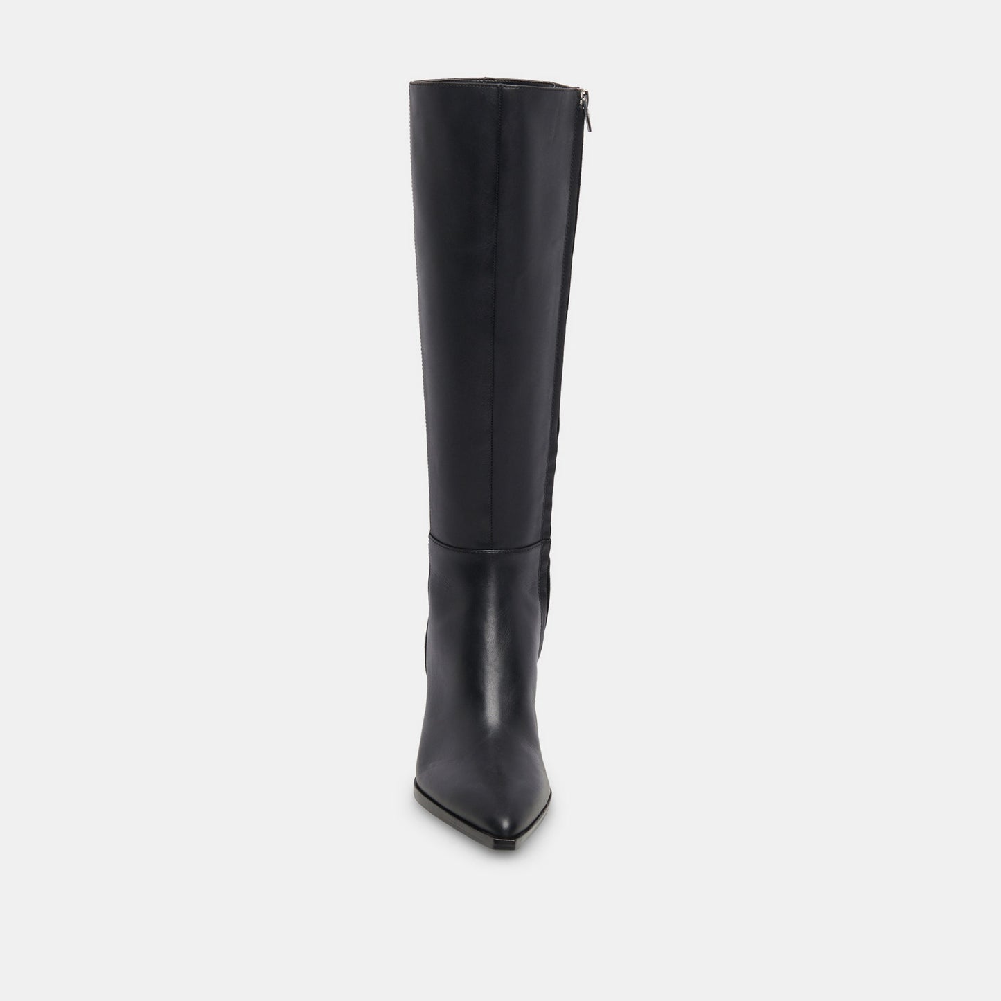 Auggie Black Leather Narrow Calf Boots Dolce Vita