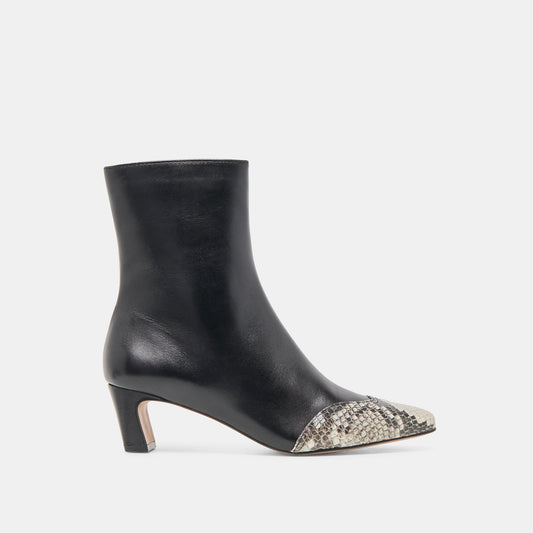 Anika Black Multi Leather Boots Dolce Vita