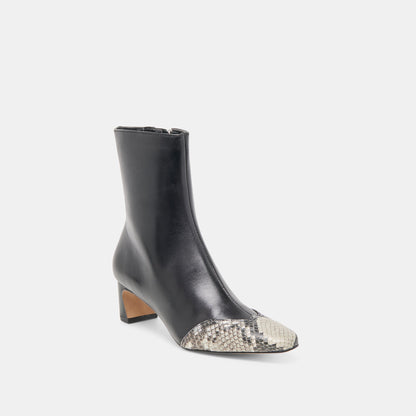 Anika Black Multi Leather Boots Dolce Vita