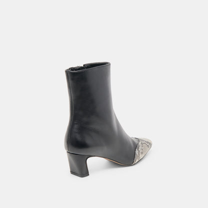 Anika Black Multi Leather Boots Dolce Vita