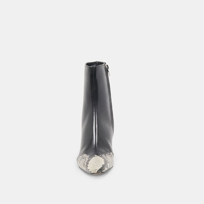 Anika Black Multi Leather Boots Dolce Vita