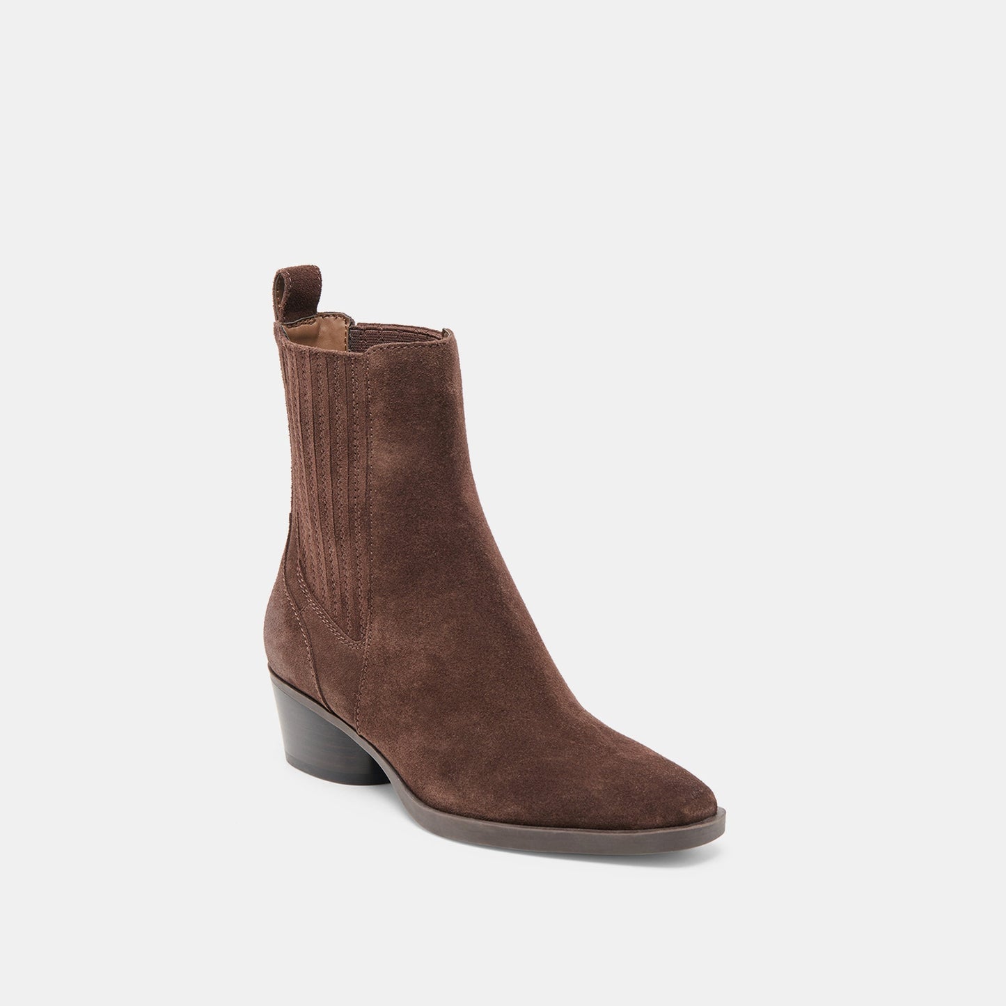 Faint H2O Waterproof Dk Brown Suede Booties Dolce Vita