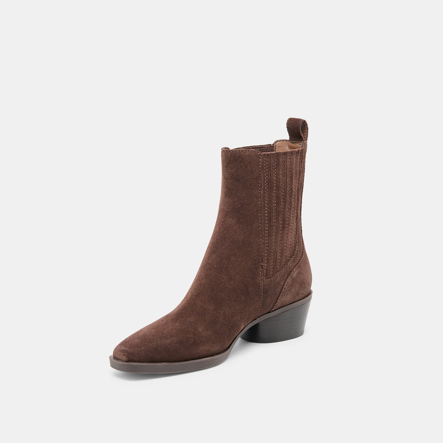 Faint H2O Waterproof Dk Brown Suede Booties Dolce Vita