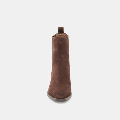 Faint H2O Waterproof Dk Brown Suede Booties Dolce Vita