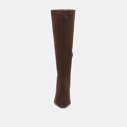 Emmi Dk Brown Suede Boots Dolce Vita