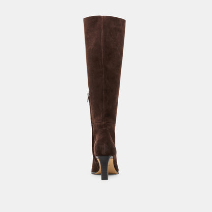 Emmi Dk Brown Suede Boots Dolce Vita
