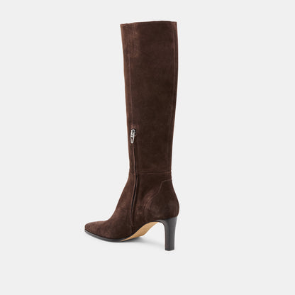 Emmi Dk Brown Suede Boots Dolce Vita