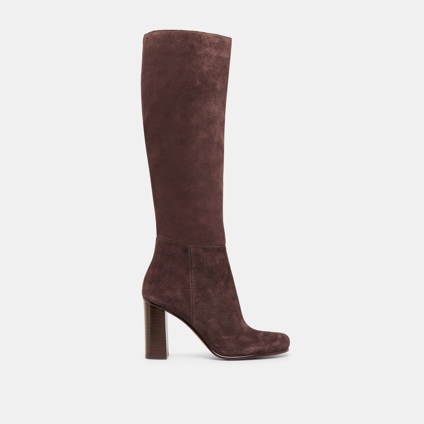 Hudsin Mahogany Suede Boots Dolce Vita