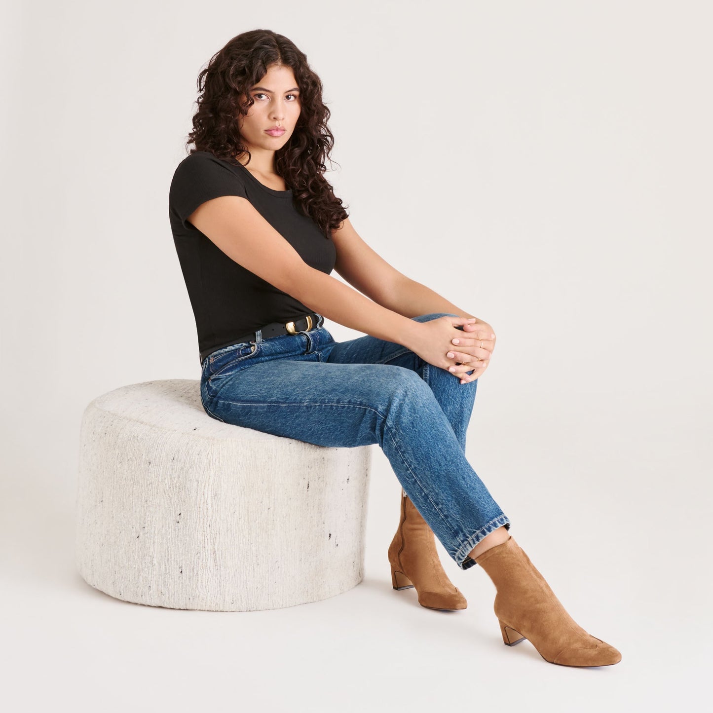 Anika Lt Brown Stella Suede Boots Dolce Vita