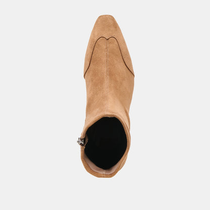 Anika Lt Brown Stella Suede Boots Dolce Vita