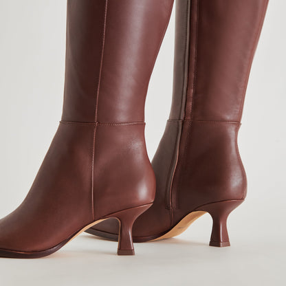 Auggie Extra Wide Calf Chocolate Boots Dolce Vita