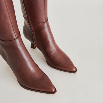 Auggie Extra Wide Calf Chocolate Boots Dolce Vita