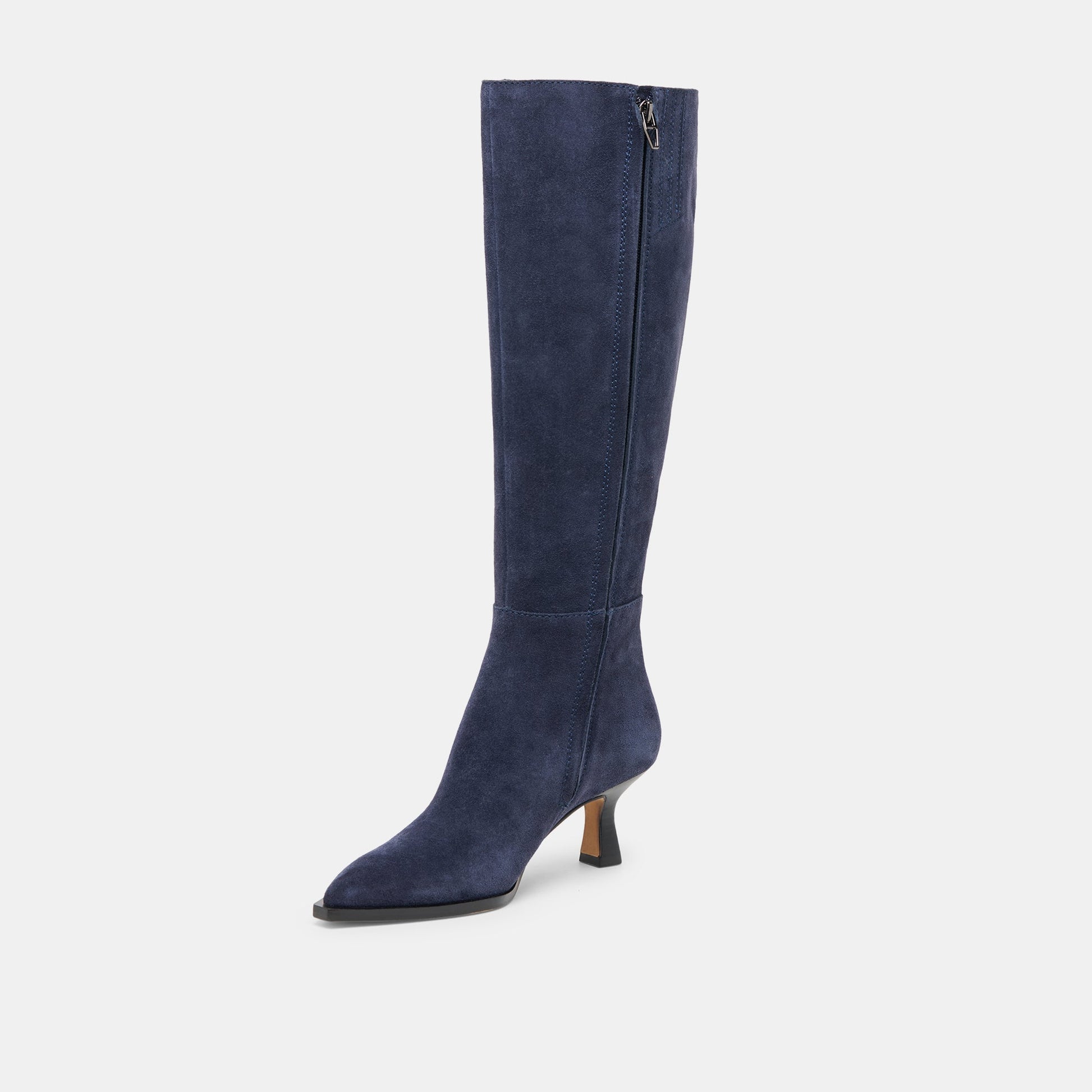 Auggie Navy Suede Boots Dolce Vita