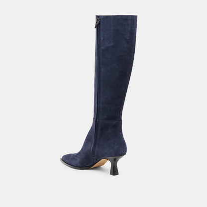 Auggie Navy Suede Boots Dolce Vita