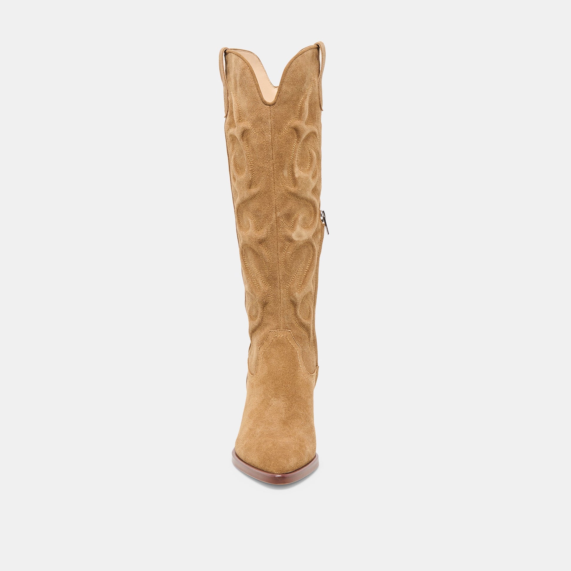Mirla Lt Brown Suede Boots Dolce Vita