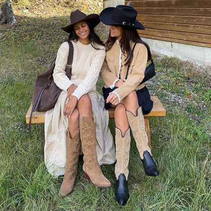 Mirla Lt Brown Suede Boots Dolce Vita