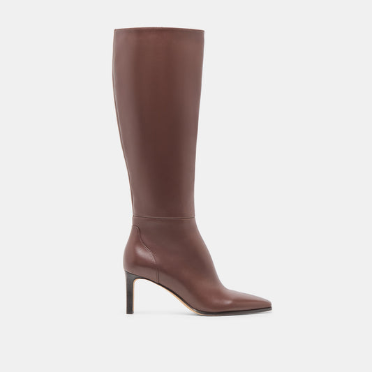 Emmi Chocolate Leather Boots Dolce Vita