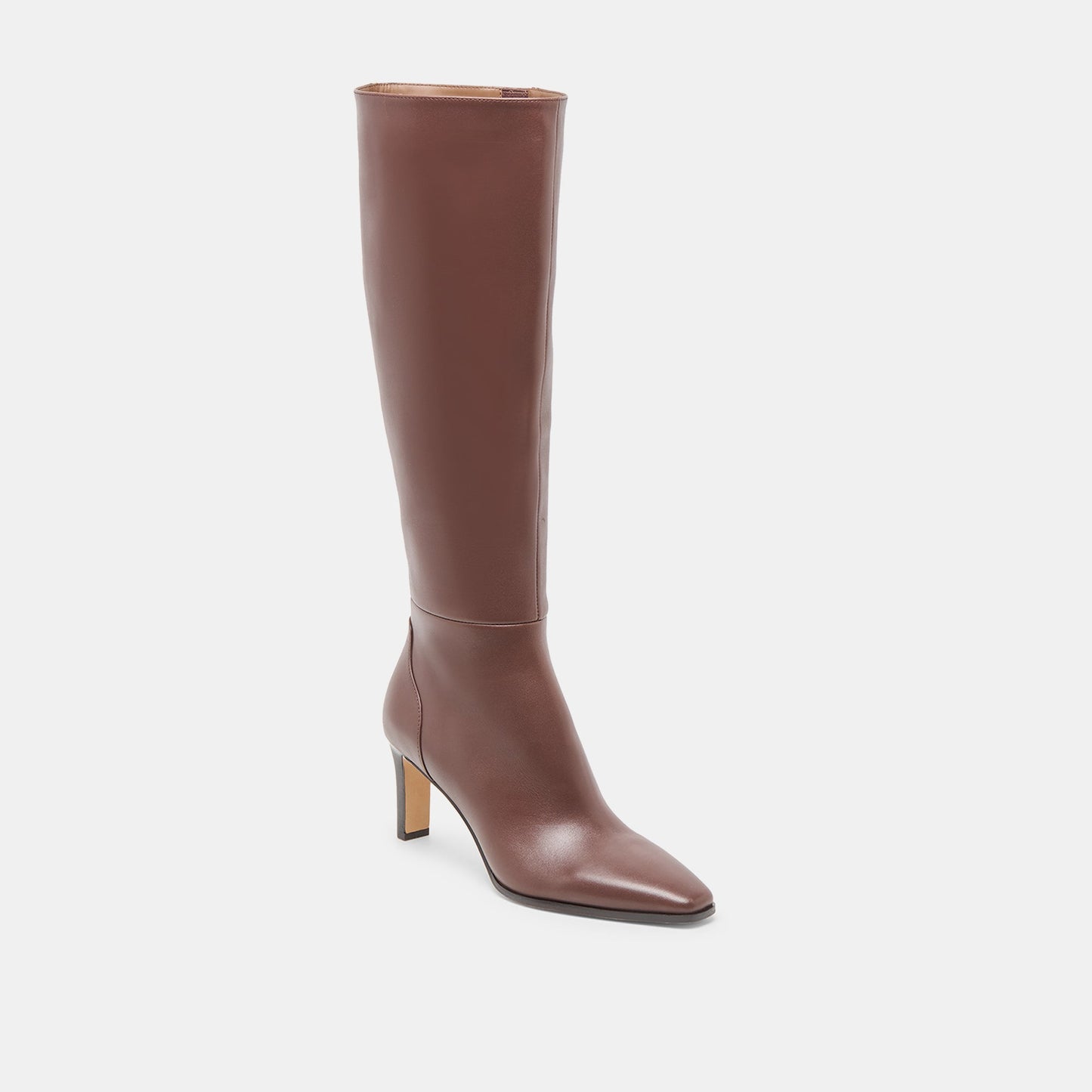 Emmi Chocolate Leather Boots Dolce Vita