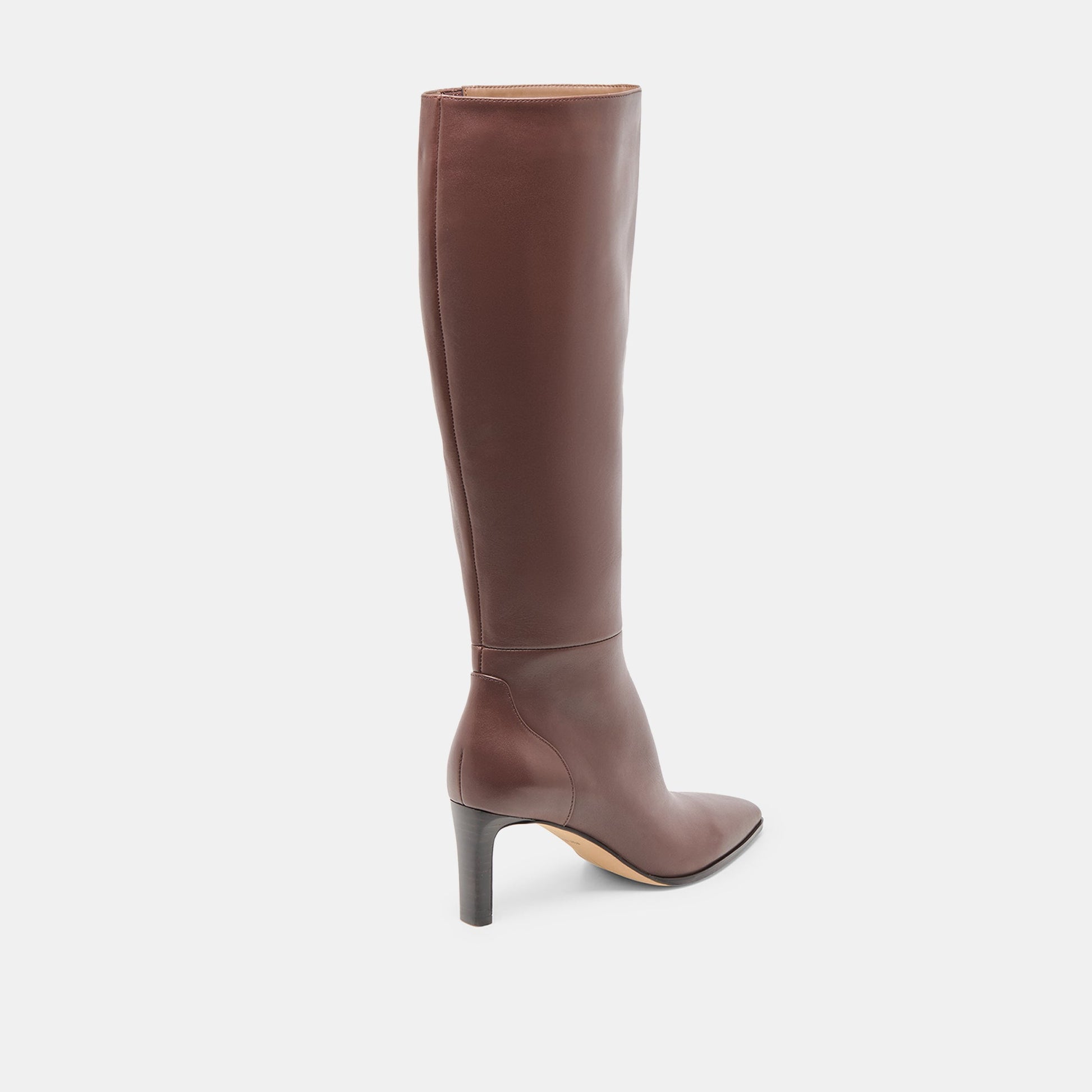 Emmi Chocolate Leather Boots Dolce Vita
