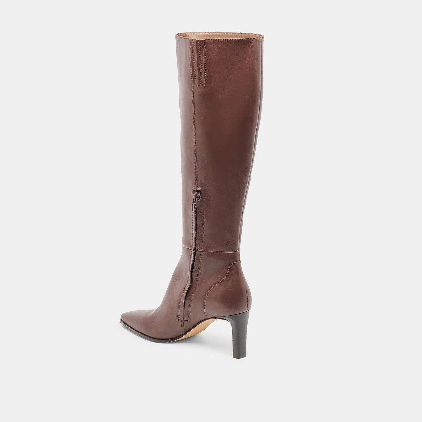 Emmi Chocolate Leather Boots Dolce Vita
